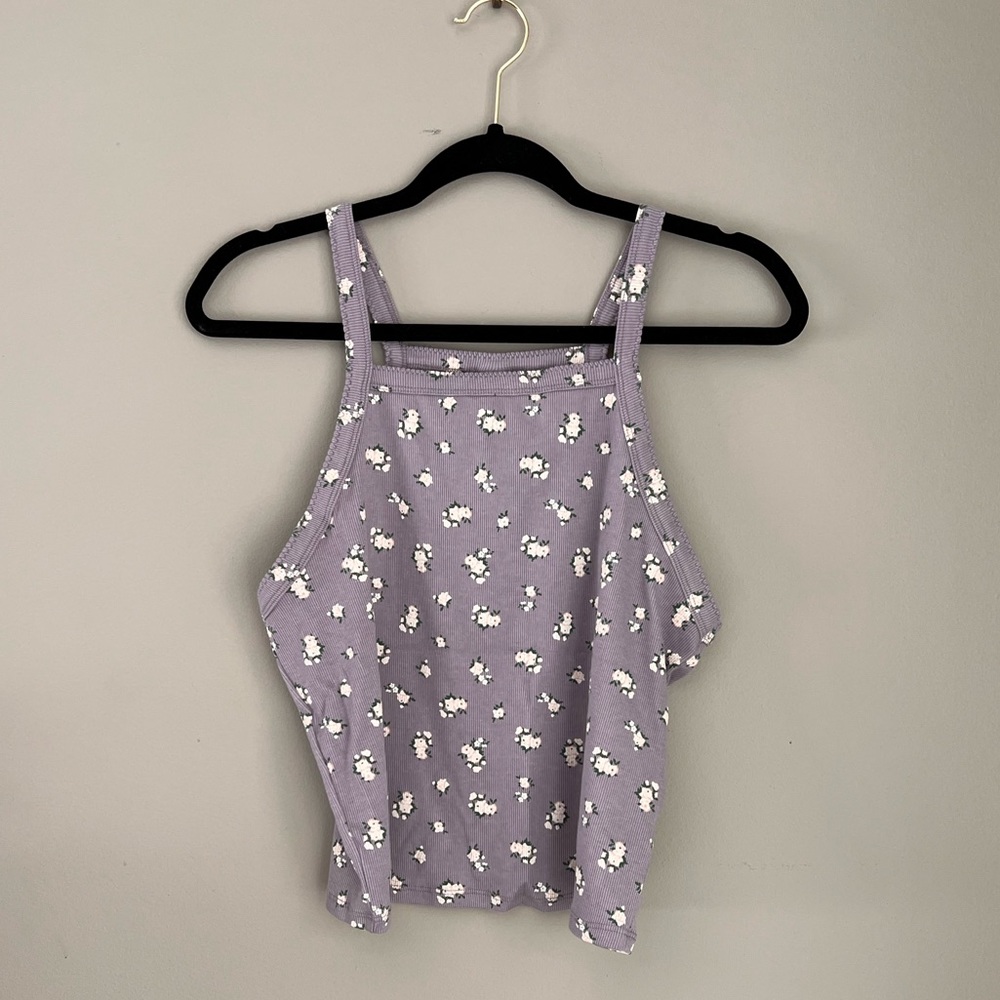 ‼️BOGO SALE‼️ Wild Fable High Neck Floral Crop Top